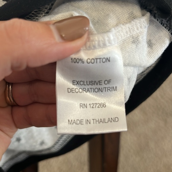 Kapital K black and gray Stars and Stripes 100% cotton tee - Picture 5 of 5